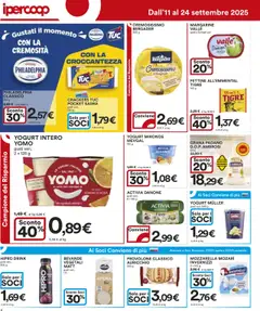 Volantino Ipercoop del 11.09.2025 | Pagina: 18 | Prodotti: Yogurt, Agrumi, Crackers, Grana Padano