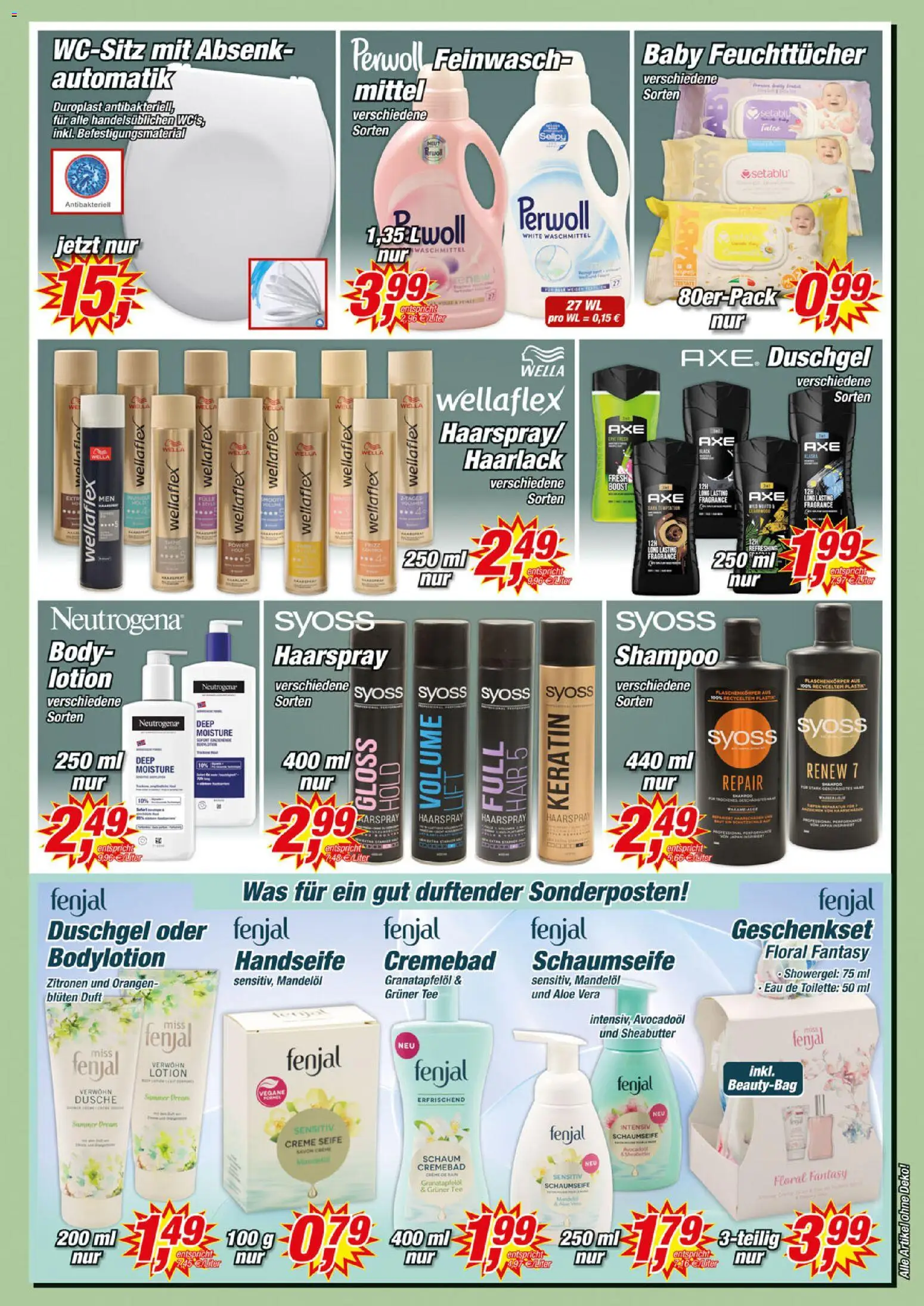 Posten Börse Prospekt – gültig ab 17.01.2026 | Seite: 3 | Produkte: Duft, Perwoll, Orangen, Duschgel