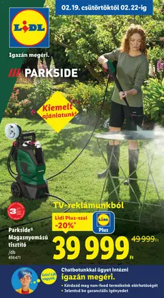 Lidl - Nonfood kínálatunk - amely érvényes a következő dátumtól: 19.02.2026