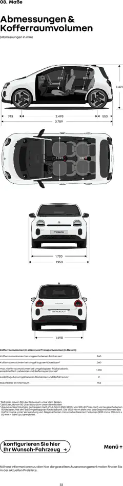 Renault Prospekt Twingo E-Tech	 ab 24.02.2026 gültig | Seite: 32