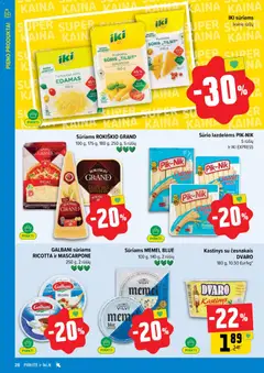 IKI leidinys galioja nuo 19.01.2026 | Puslapis: 28 | Prekių: Sūrelis, Sūris