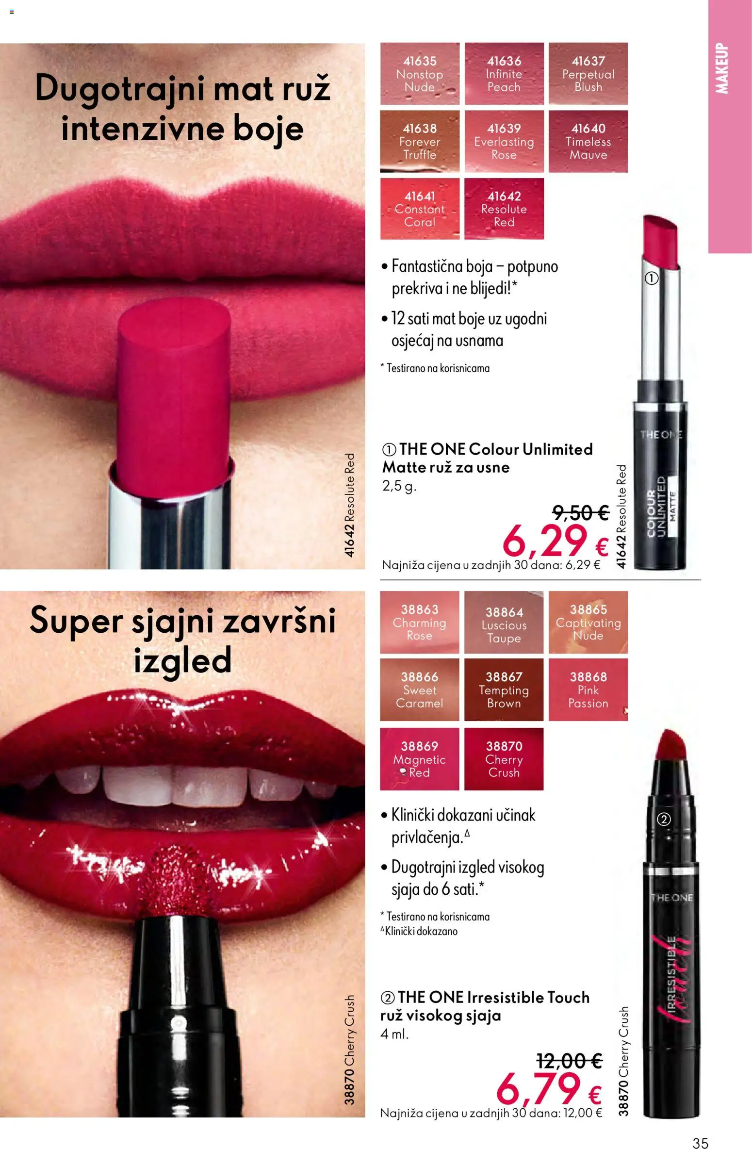 Oriflame katalog | vrijedi od 29.10.2025 | Stranica: 35 | Proizvodi: Ruž