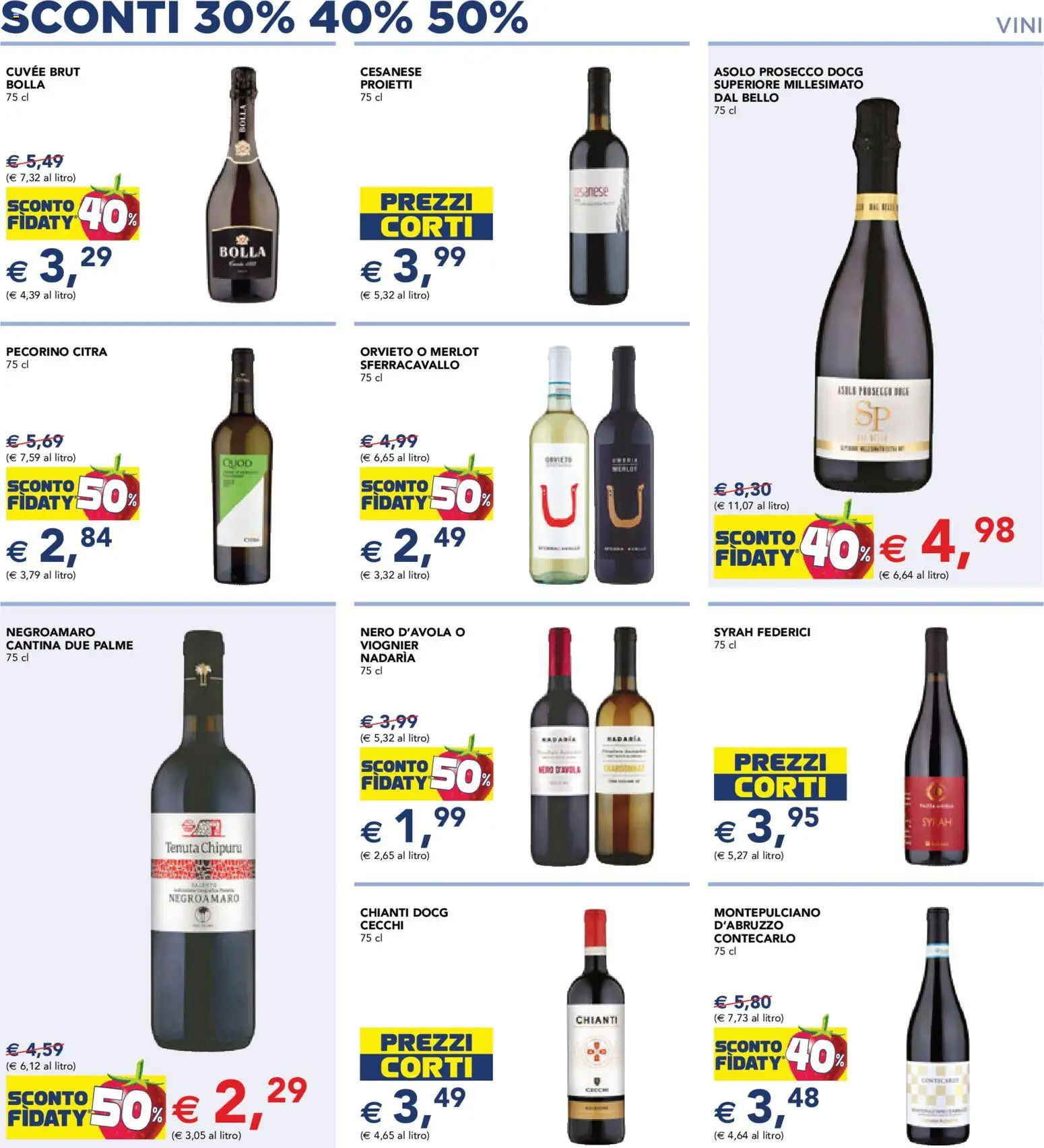 Volantino Esselunga S del 23.04.2026 | Pagina: 9 | Prodotti: Prosecco, Pecorino