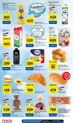 Tesco akciós ujság - amely érvényes a következő dátumtól: 26.06.2025 | Oldal: 4 | Termékek: Kefir, Edami sajt, Sajt, Kenyér