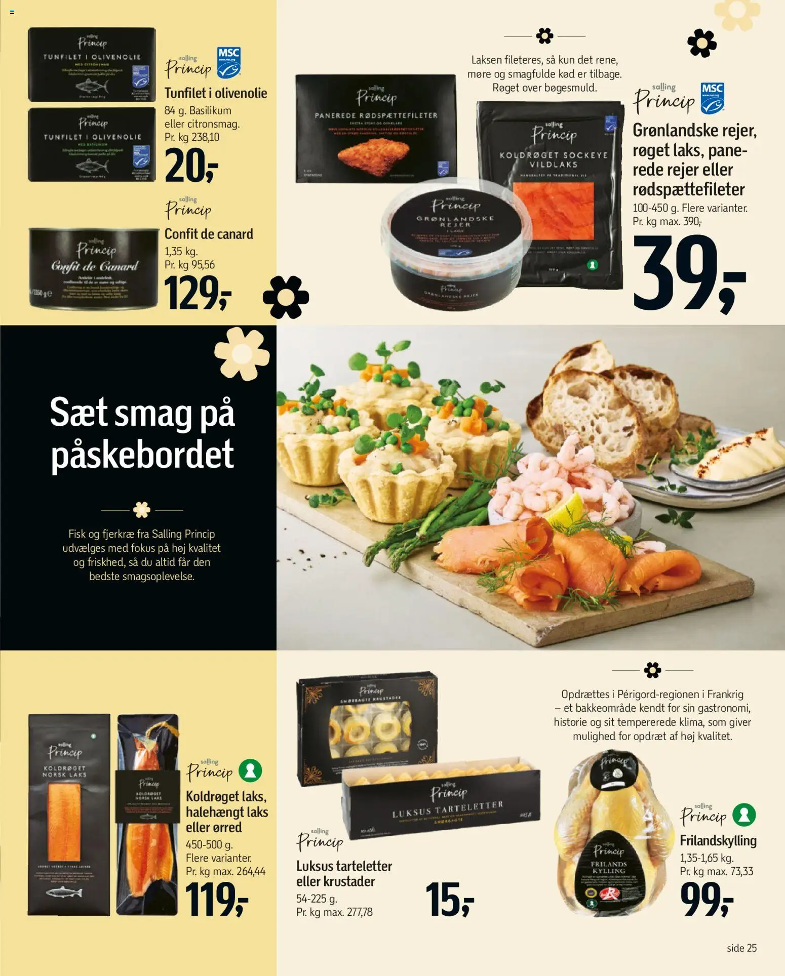 Føtex tilbudsavis – gyldig fra 27.03.2026 | Side: 31 | Produkter: Fisk, Olivenolie, Søm, Tarteletter