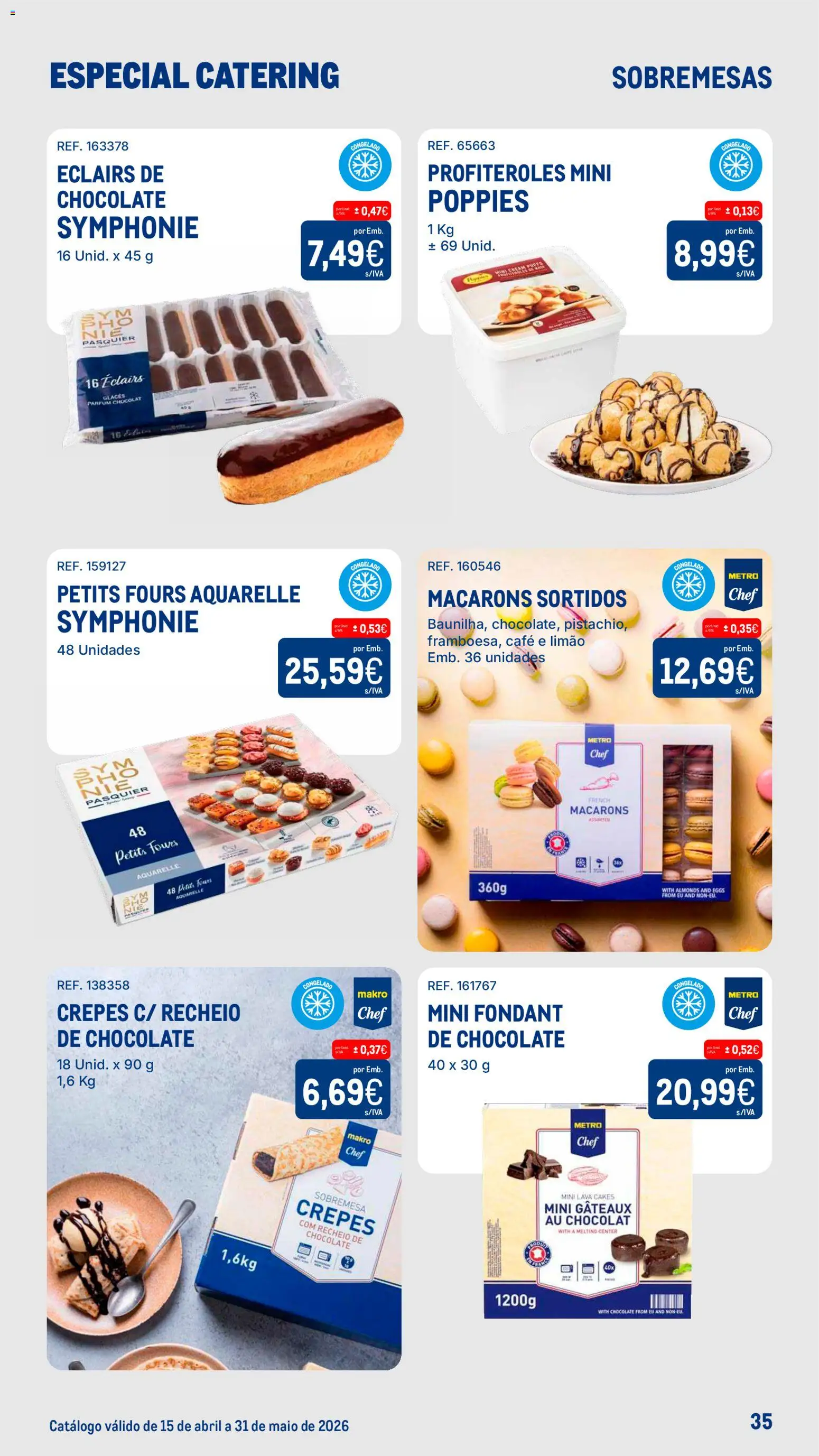 Makro Especial Catering │ válido de 15.04.2026 | Página: 35 | Produtos: Café, Chocolate