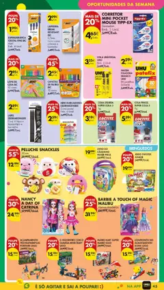 CORRETOR MINI POCKET MOUSE TIPP-EX, 5mmx6m. Emb. 3 Unid. │ válido de 16.09.2025 | Página: 51 | Produtos: Mouse, Pincel, Corretor, Cera