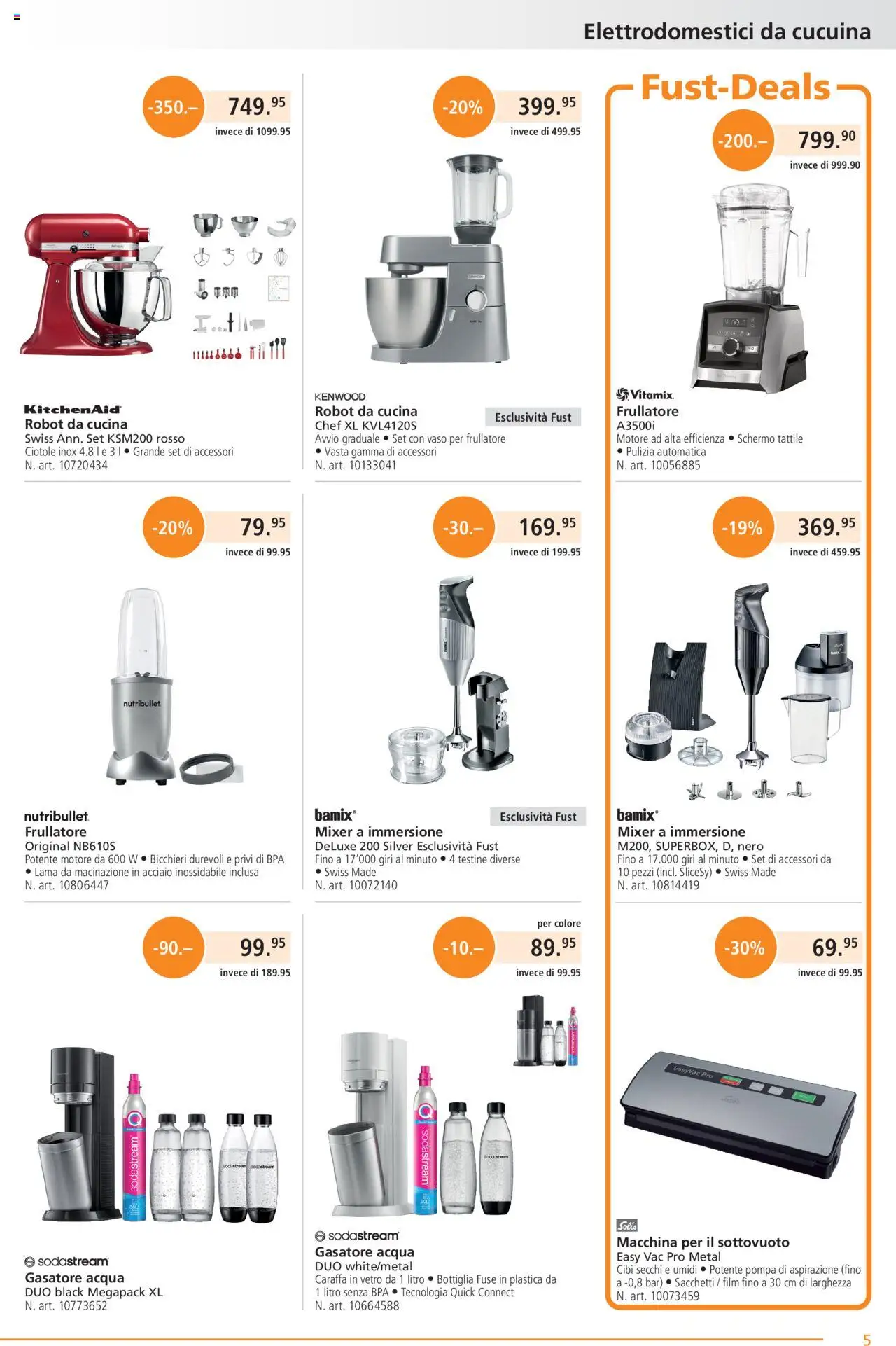 Fust Aktionen IT – gültig ab 20.10.2025 | Seite: 5 | Produkte: Mixer