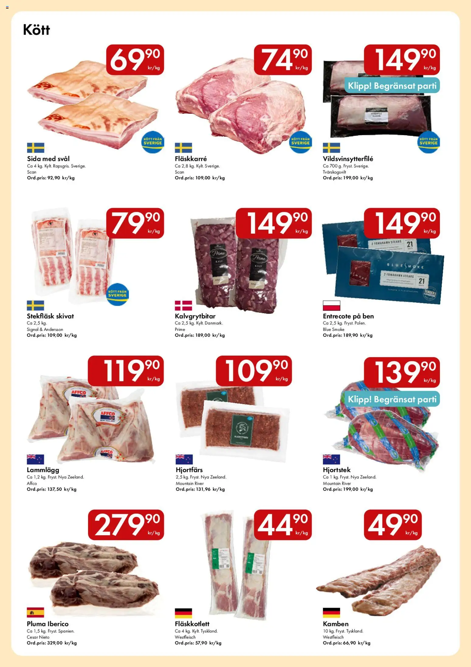 Hypermarkety reklamblad aktuell från 20.04.2026 | Sida: 2 | Produkter: Entrecote