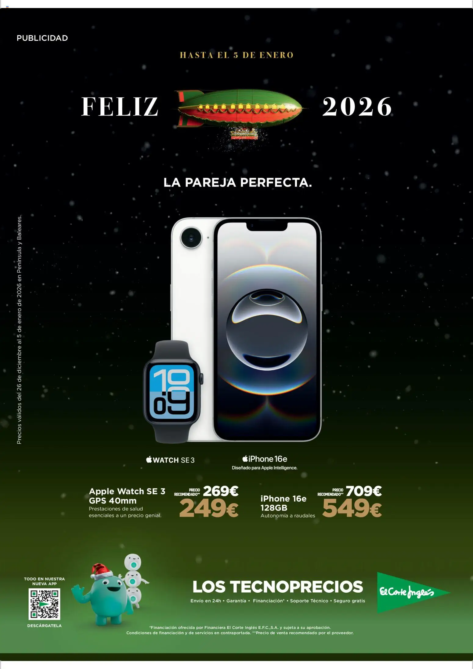 El Corte Inglés ofertas │ válido desde el 29.12.2025 | Página: 1 | Productos: Apple, Iphone