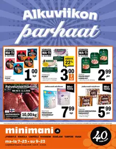 Minimani-mainoslehti voimassa 09.03.2026 alkaen
