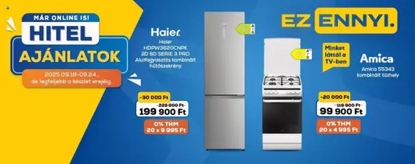 Euronics Akciós újság - amely érvényes a következő dátumtól: 18.09.2025