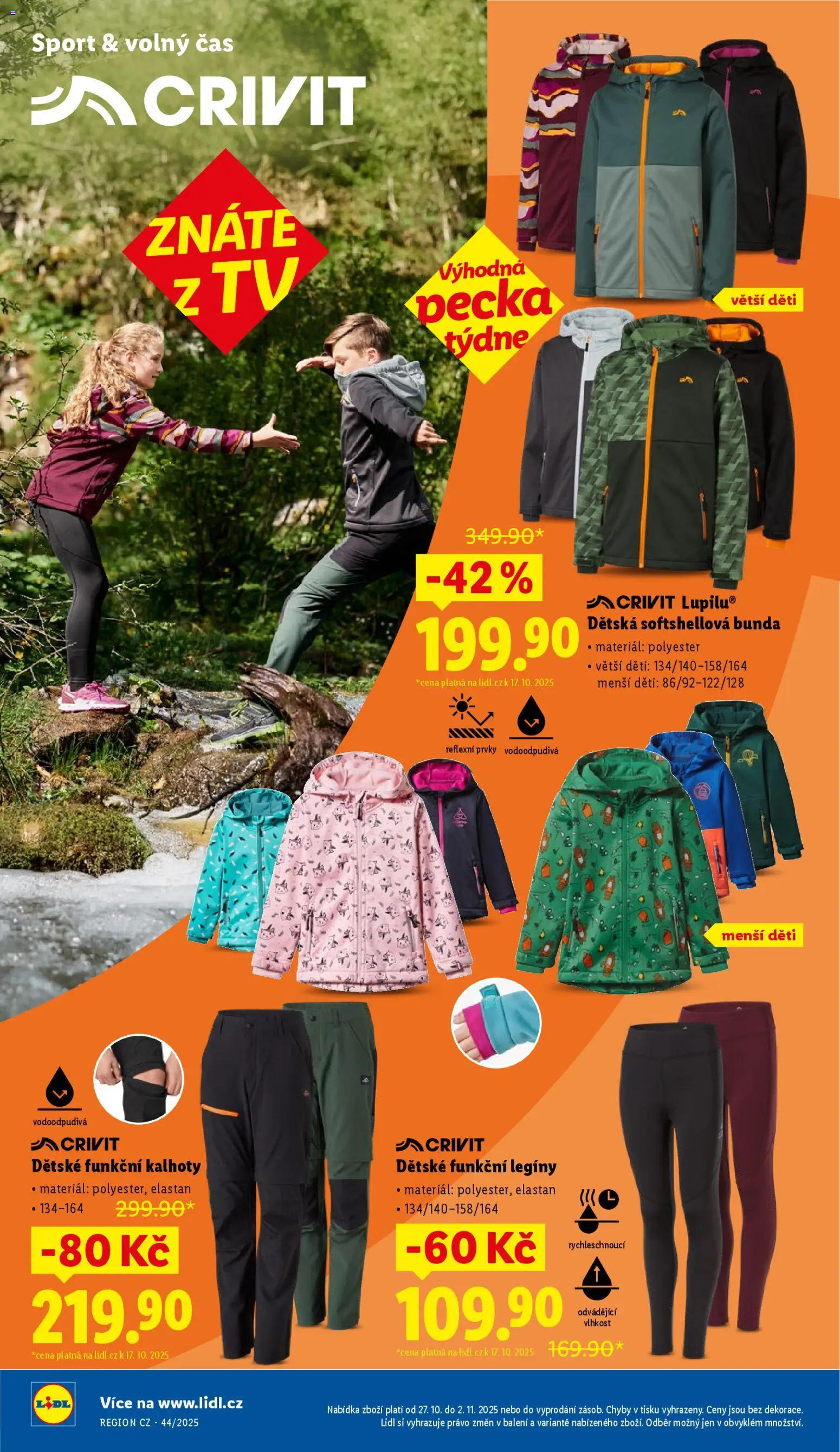 Lidl leták od 27.10.2025 | Strana: 38 | Produkty: Bunda, Kalhoty, Legíny, Pants