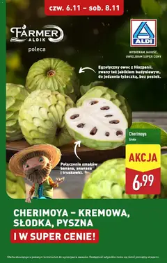 Pogląd oferty "Aldi Gazetka - Cherimoya" - ważna od 06.11.2025