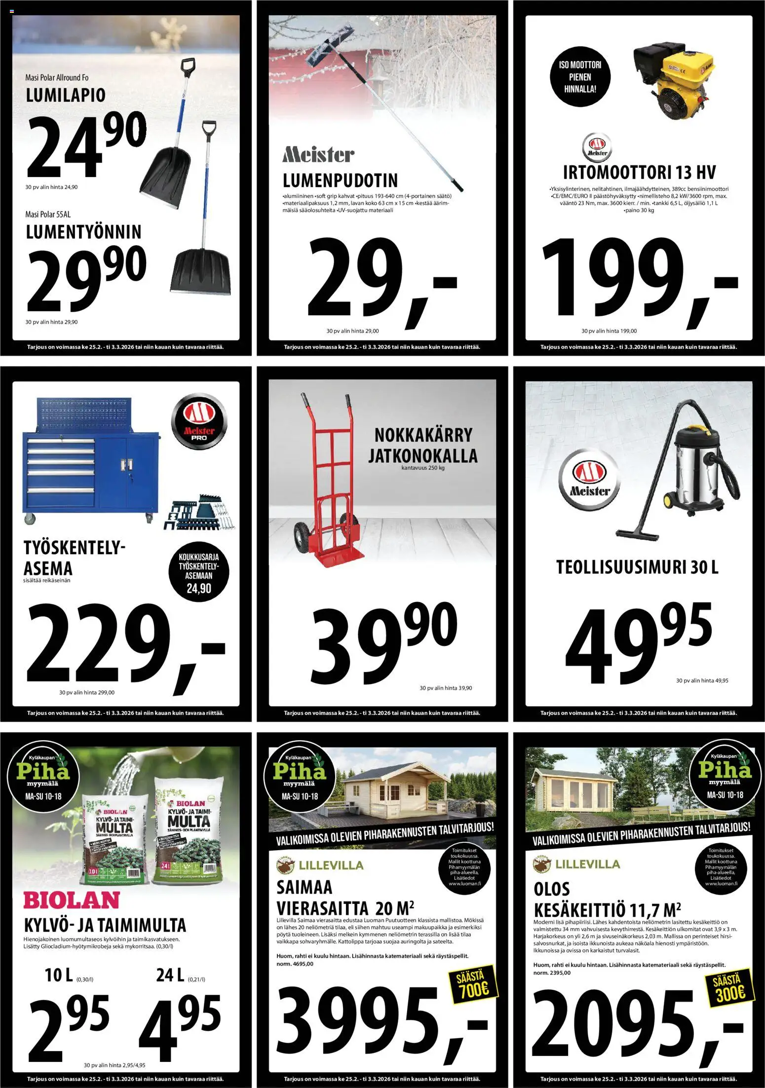 Tuuri tarjoukset – voimassa 25.02.2026 alkaen | Sivu: 25 | Tuotteet: Multa, Pöytä