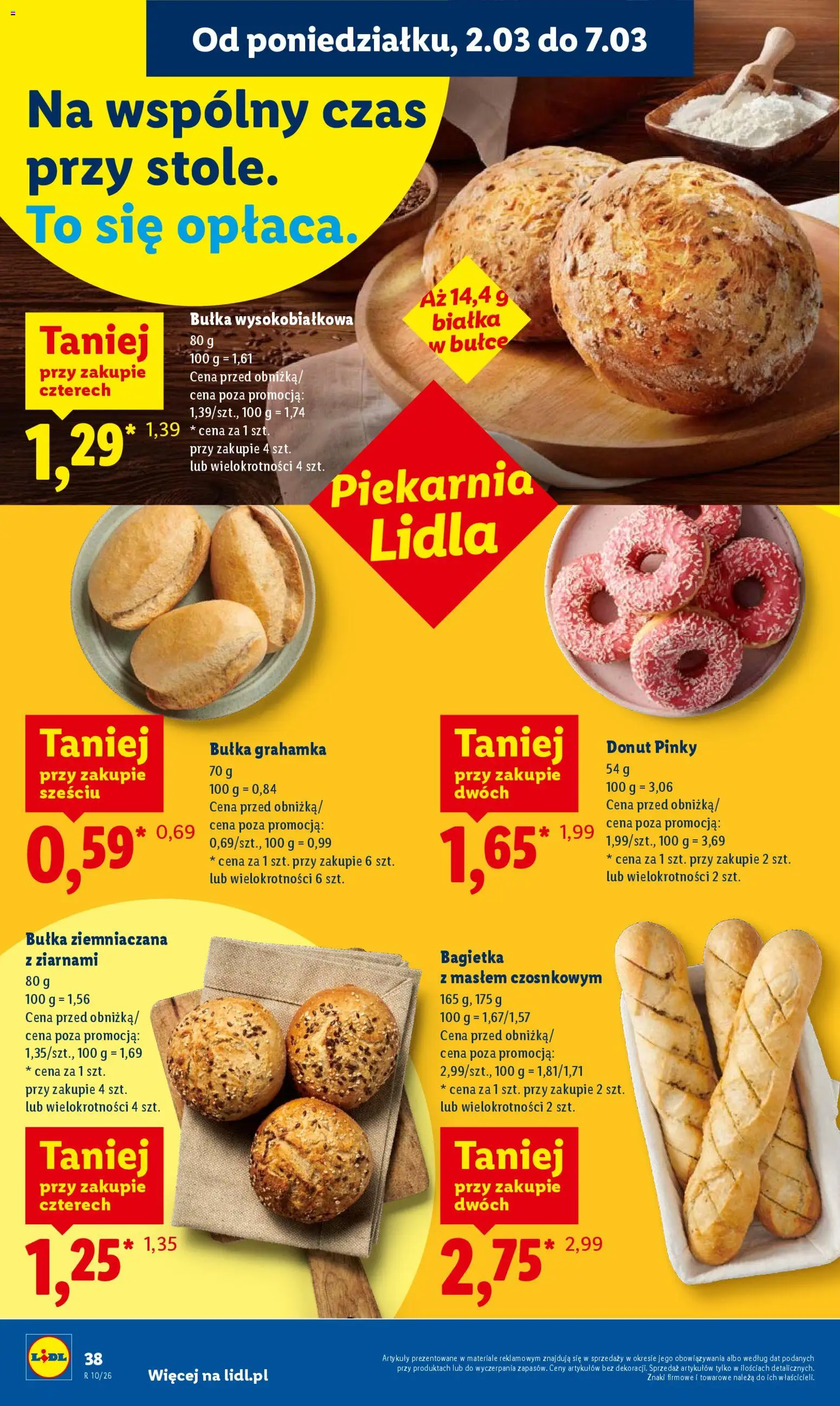 Lidl Polsko leták od 02.03.2026 | Strana: 38 | Produkty: Donut