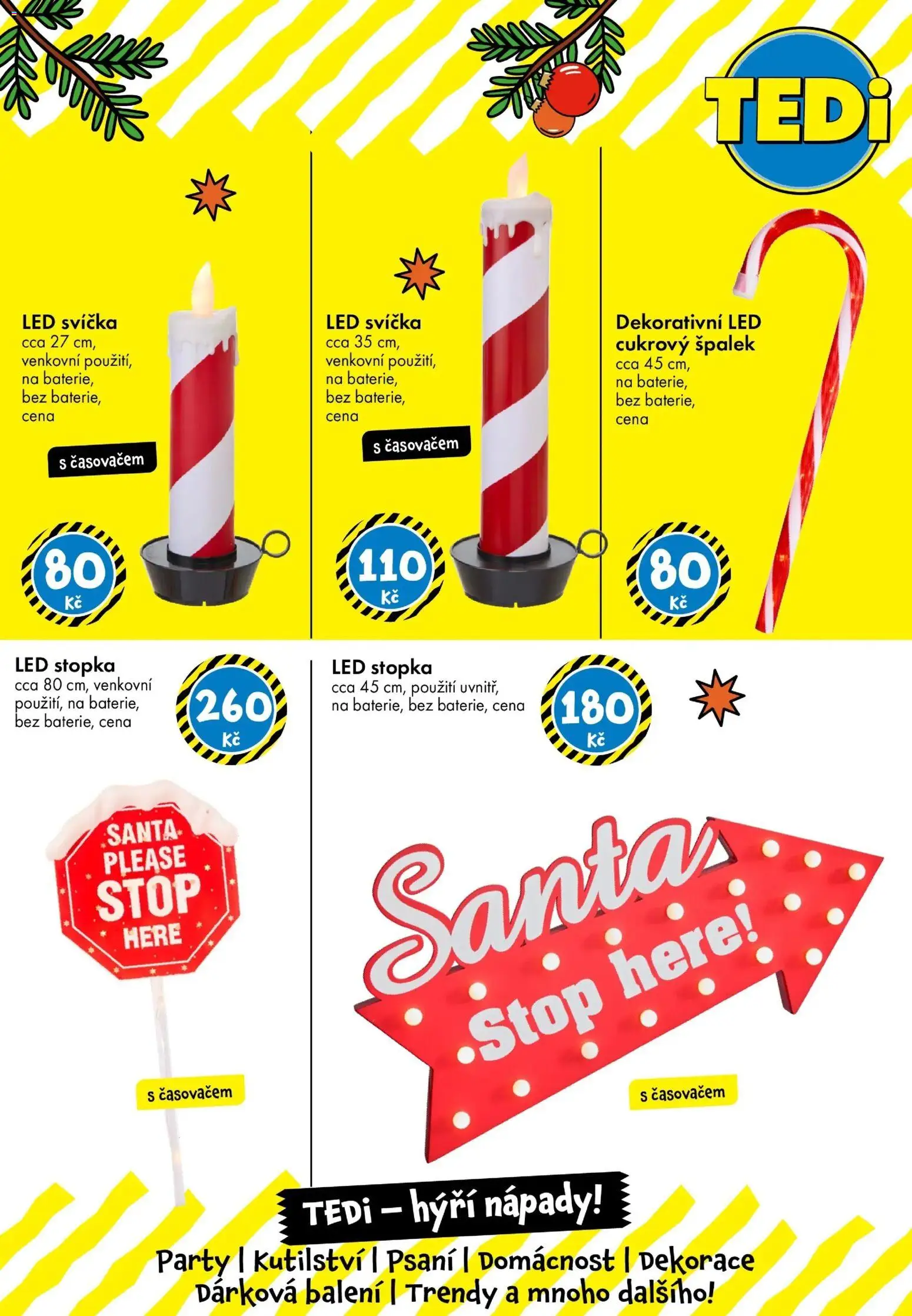 TEDi leták od 14.11.2025 | Strana: 6 | Produkty: Svíčka, LED, Dekorace
