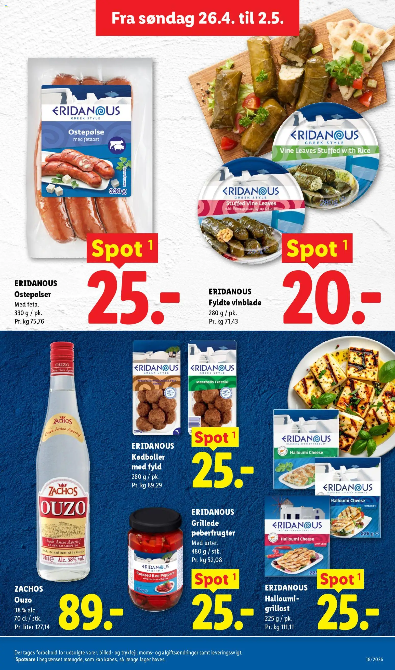 Lidl tilbudsavis – gyldig fra 26.04.2026 | Side: 9 | Produkter: Peberfrugter, Fetaost, Chilli, Tzatziki