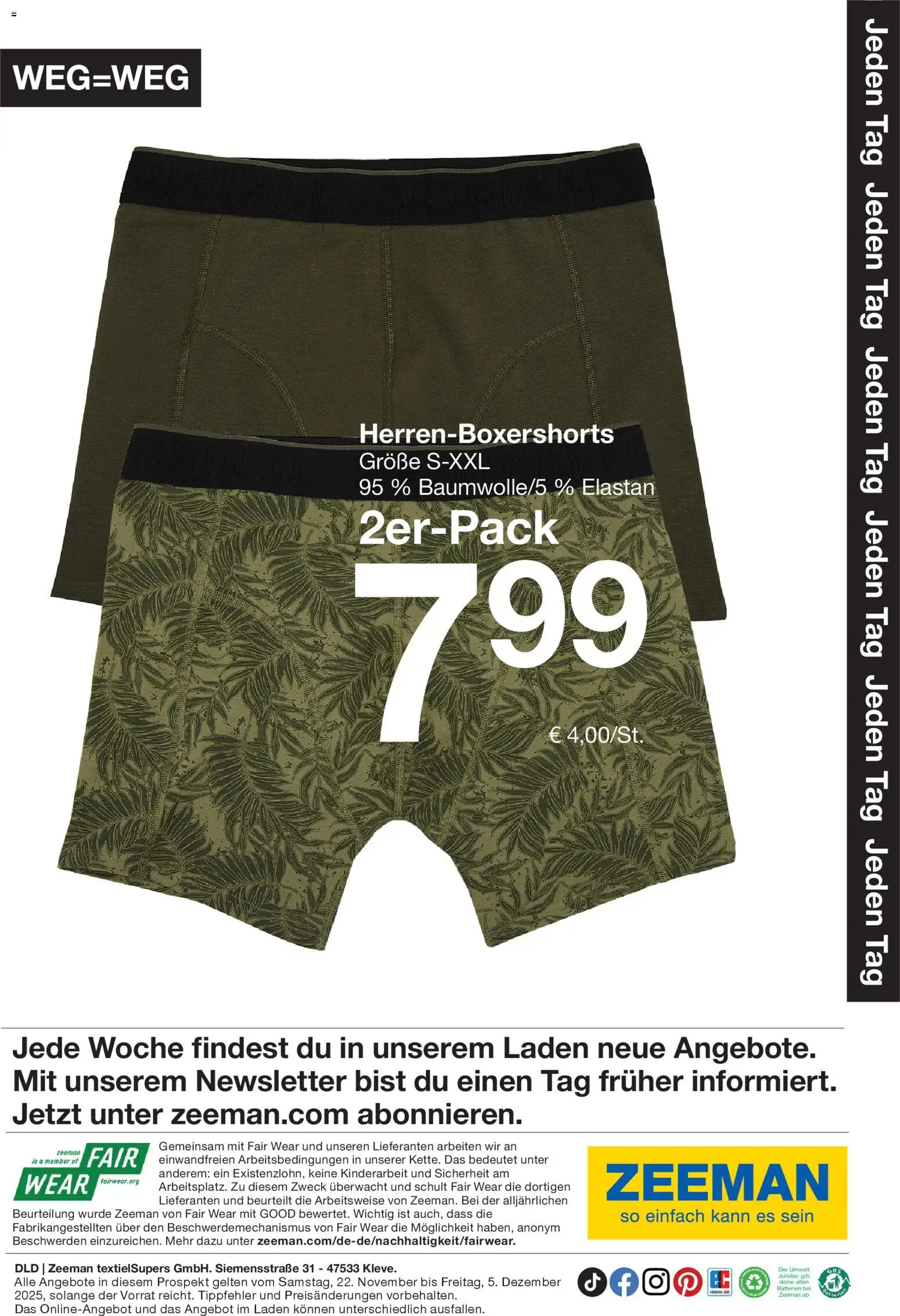 Zeeman - Black Friday – gültig ab 22.11.2025 | Seite: 23 | Produkte: Batterien