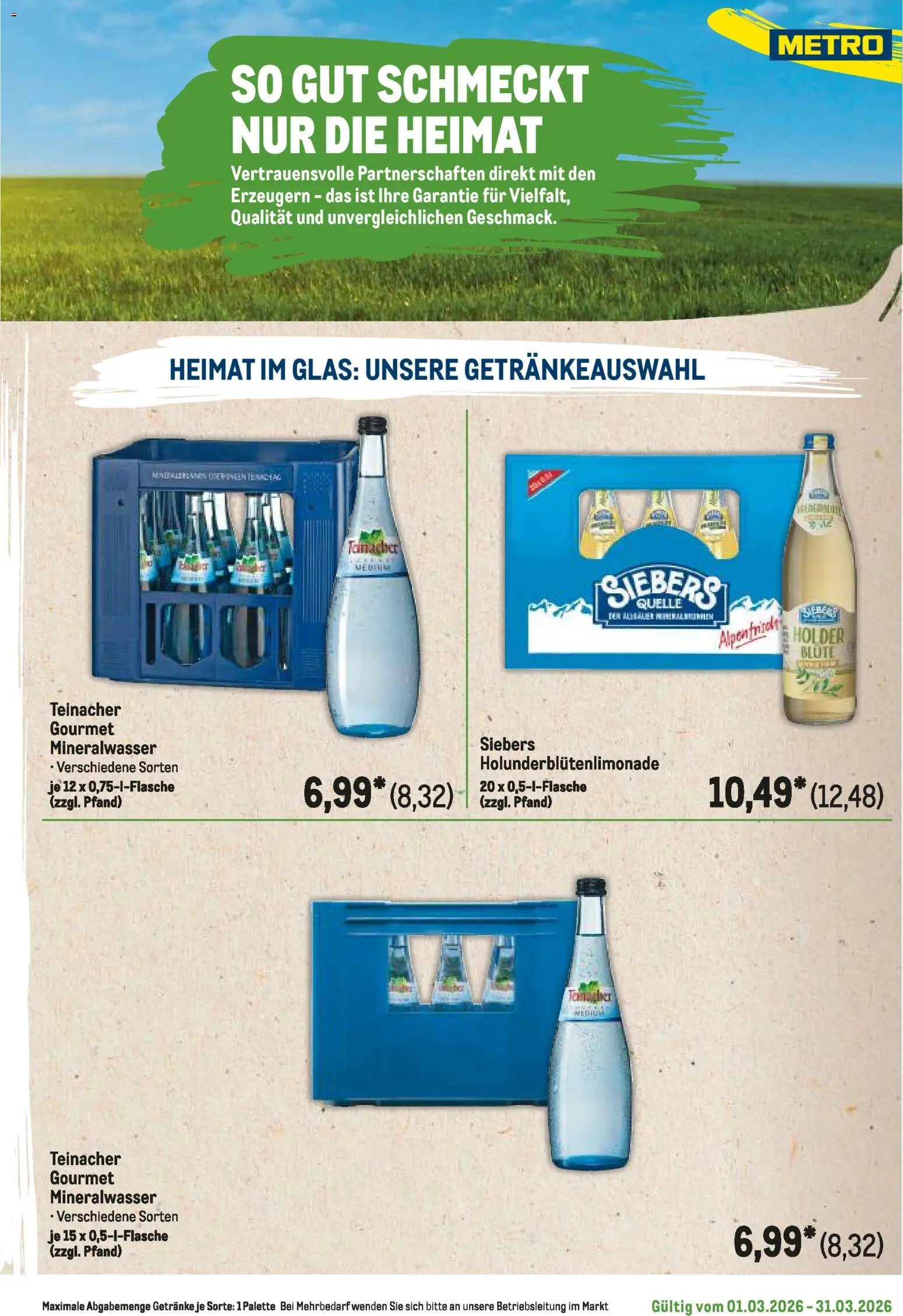 Metro Regionaler Flyer – gültig ab 01.03.2026 | Seite: 105 | Produkte: Mineralwasser