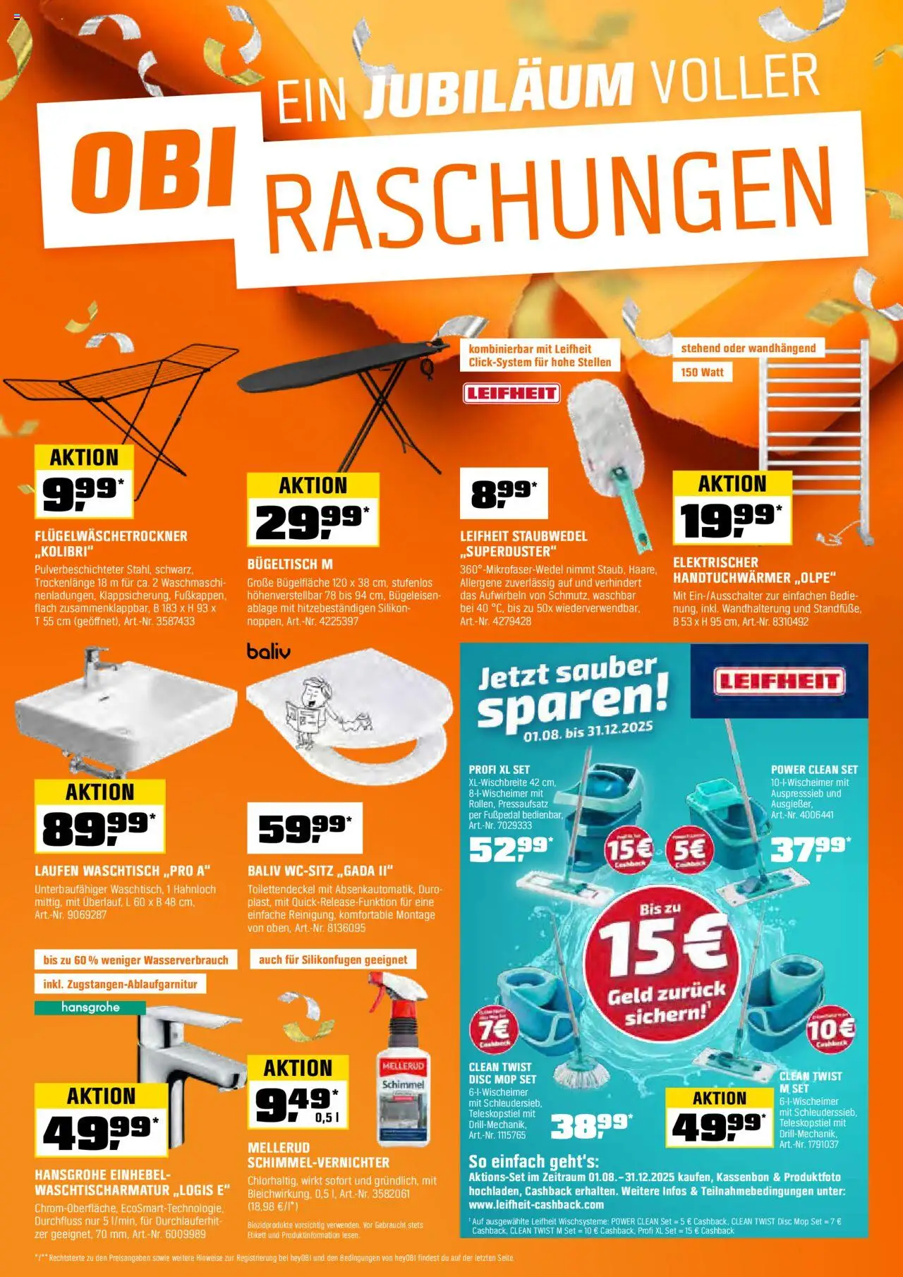 OBI Flugblatt - Pinkafeld, Wien gültig ab 15.10.2025 | Seite: 5 | Produkte: Bügeleisen