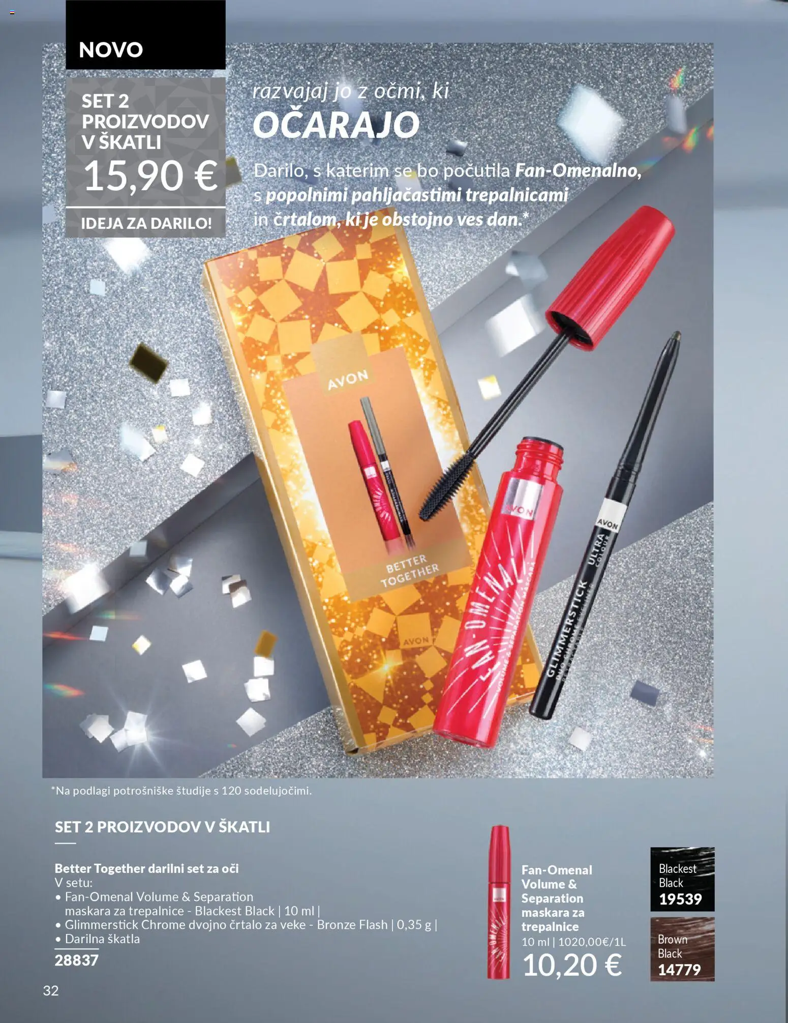 Novi Avon katalog ponudbe – veljaven od 01.10.2025 | Stran: 32 | Izdelki: Skatla, Maskara