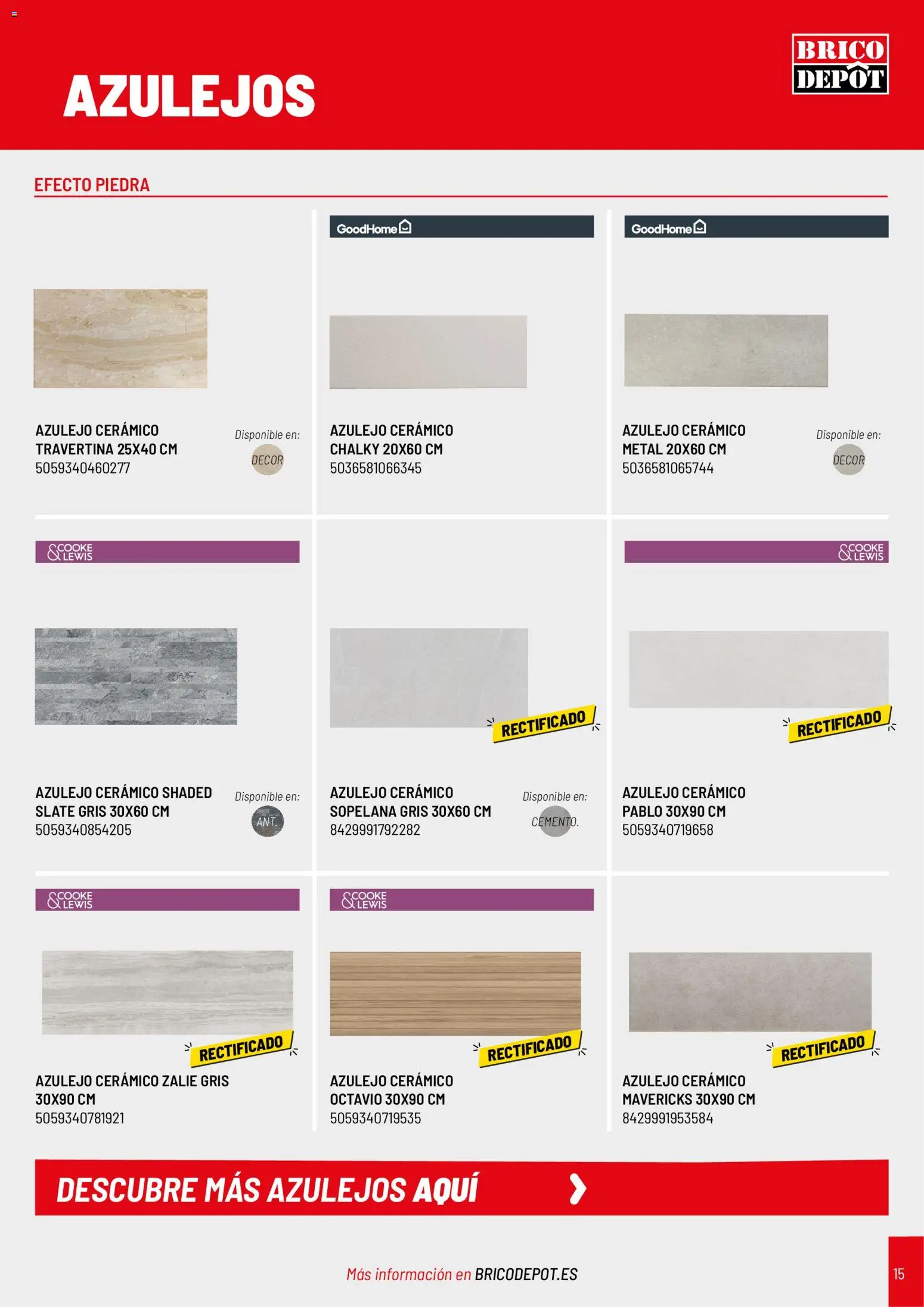 Brico Depôt Revestimientos │ válido desde el 02.01.2026 | Página: 15