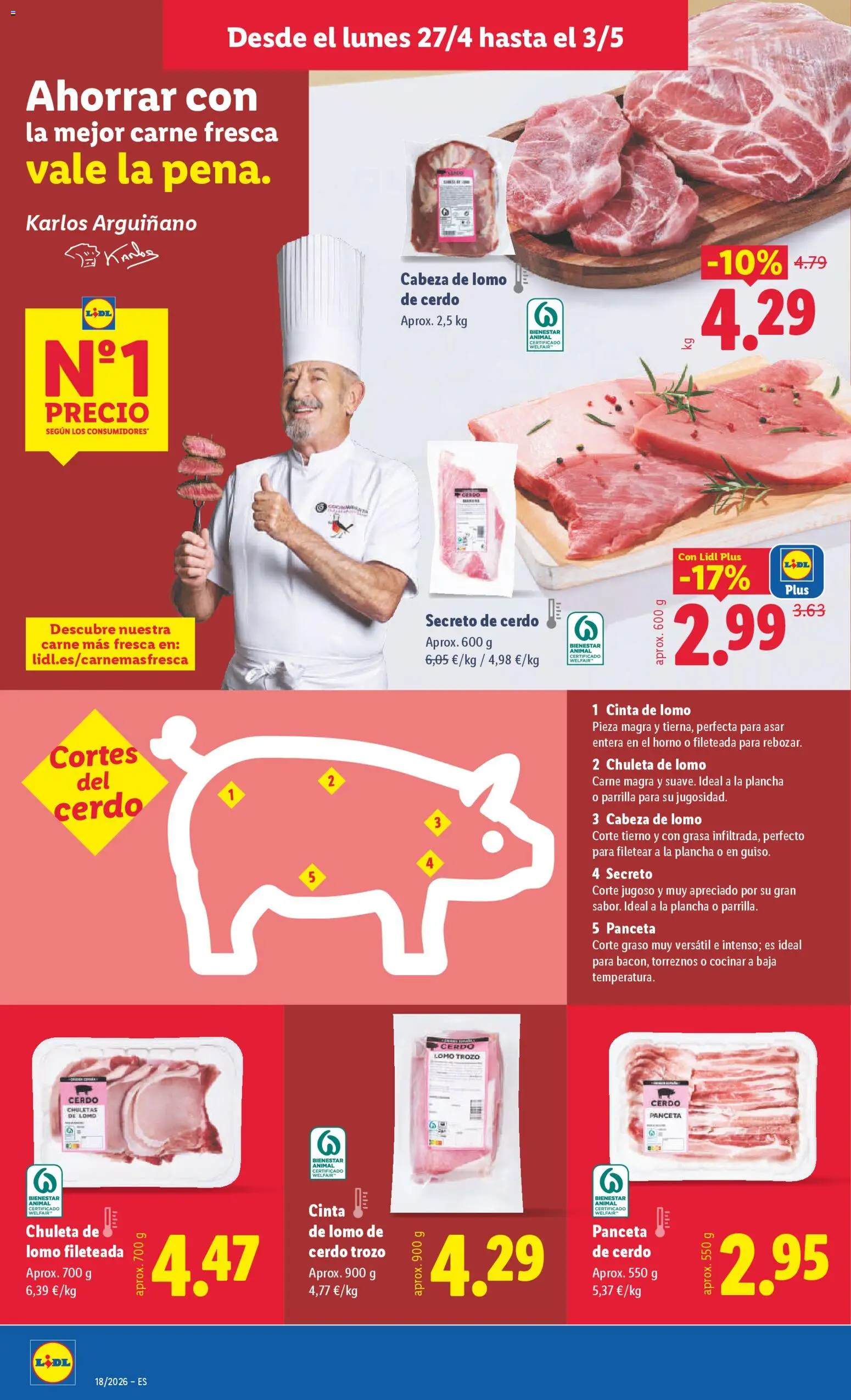 Lidl folleto │ válido desde el 27.04.2026 | Página: 6 | Productos: El horno, Ηλεκτρικός φούρνος, Cerdo, Parrilla