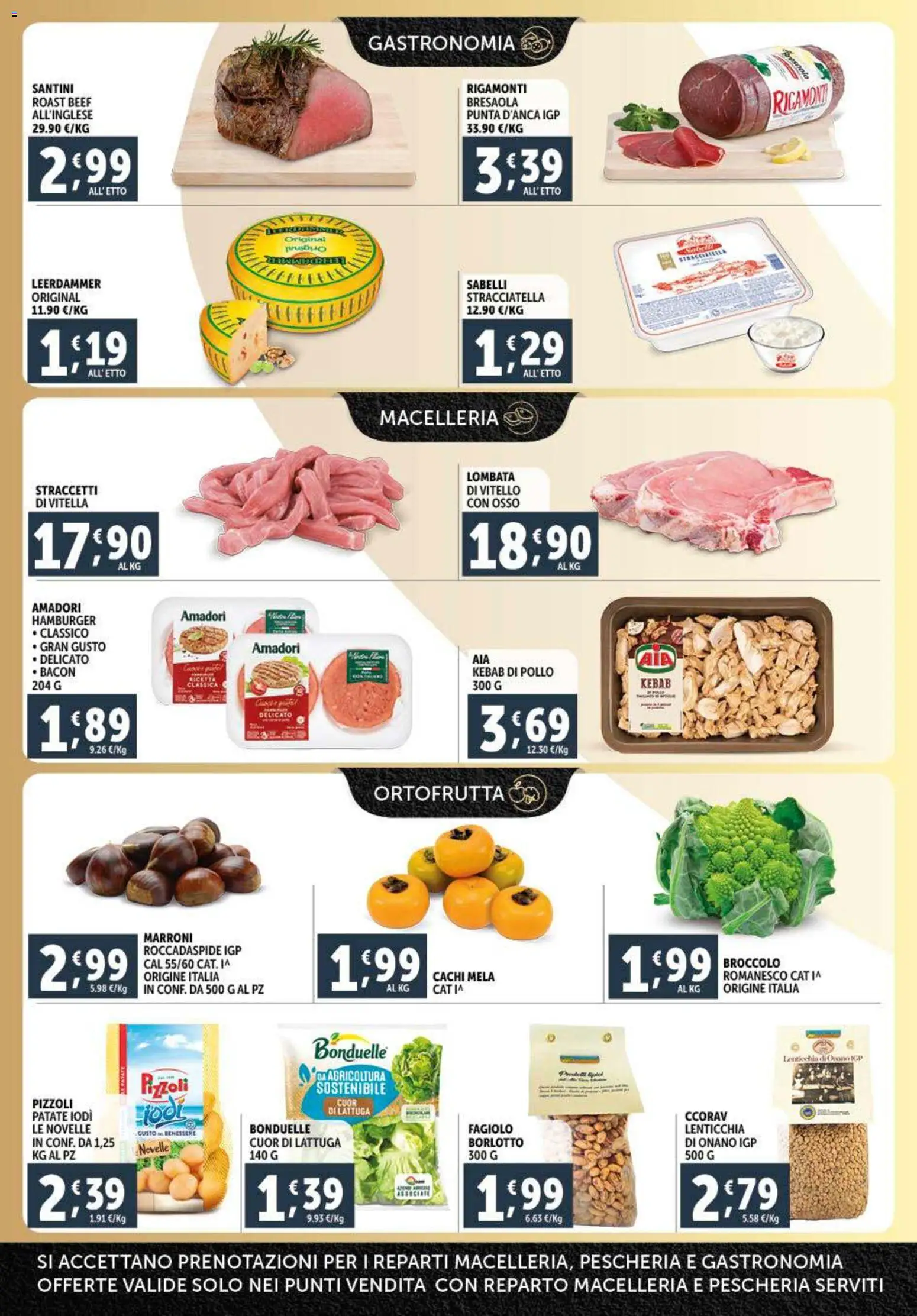 Volantino Decò del 20.11.2025 | Pagina: 2 | Prodotti: Bresaola, Cachi, Vitello, Stracciatella