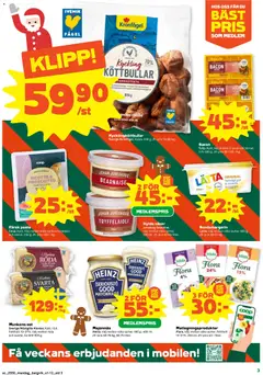Stora Coop - erbjudanden - Förhandsvisning av reklamblad från butik Stora Coop aktuell från 08.12.2025 | Sida: 3 | Produkter: Salt, Köttbullar, Majonnäs, Pasta