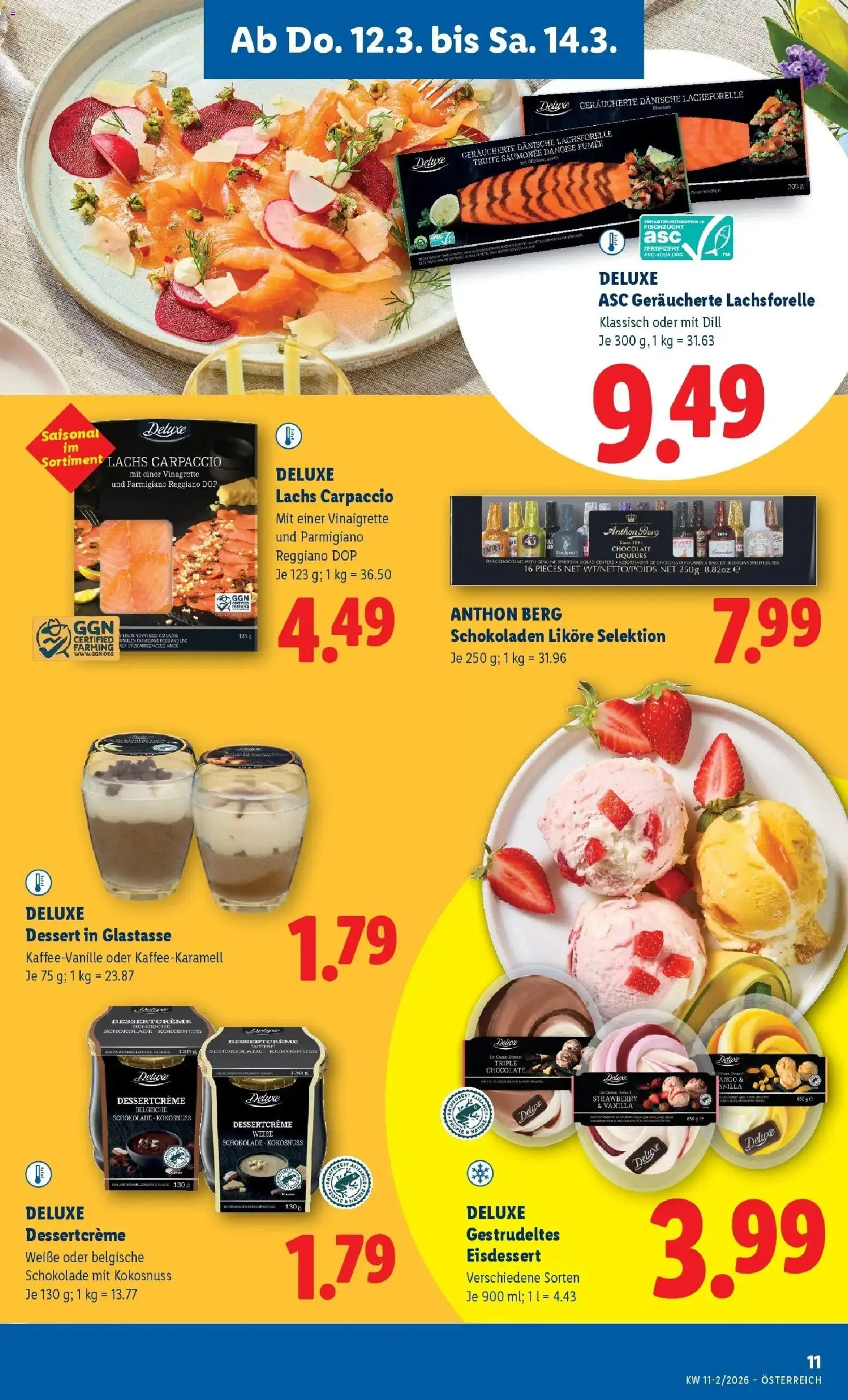 Lidl Flugblatt - Wien, Langenzersdorf, Zwettl gültig ab 12.03.2026 | Seite: 15 | Produkte: Dill, Schokolade