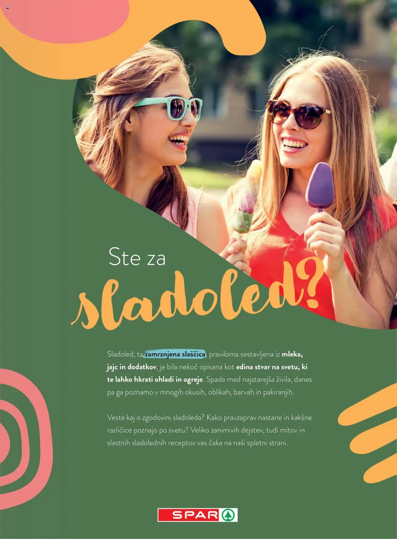 Spar katalog sladoleti │ velja od 14.04.2025 | Stran: 23 | Izdelki: Sladoled