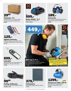 Forhåndsvisning av Biltema kundeavis gyldig fra 03.02.2026 | Side: 11 | Produkter: Kompressor, Batteri, Håndtak