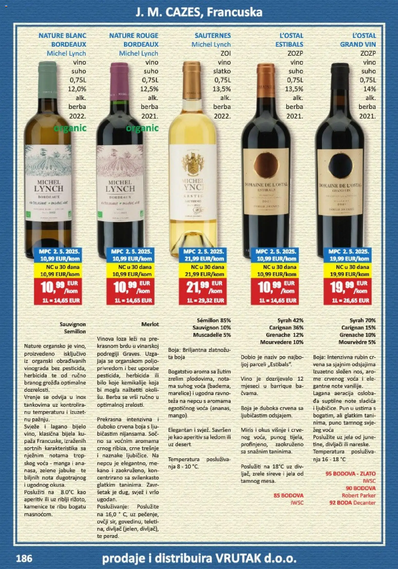 Vrutak katalog | vrijedi od 01.11.2025 | Stranica: 186 | Proizvodi: Aperitiv, Vino, Jabuke, Marelice