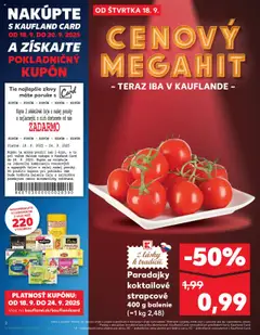 Nové Kaufland akcie – leták je platný od 18.09.2025 | Strana: 2
