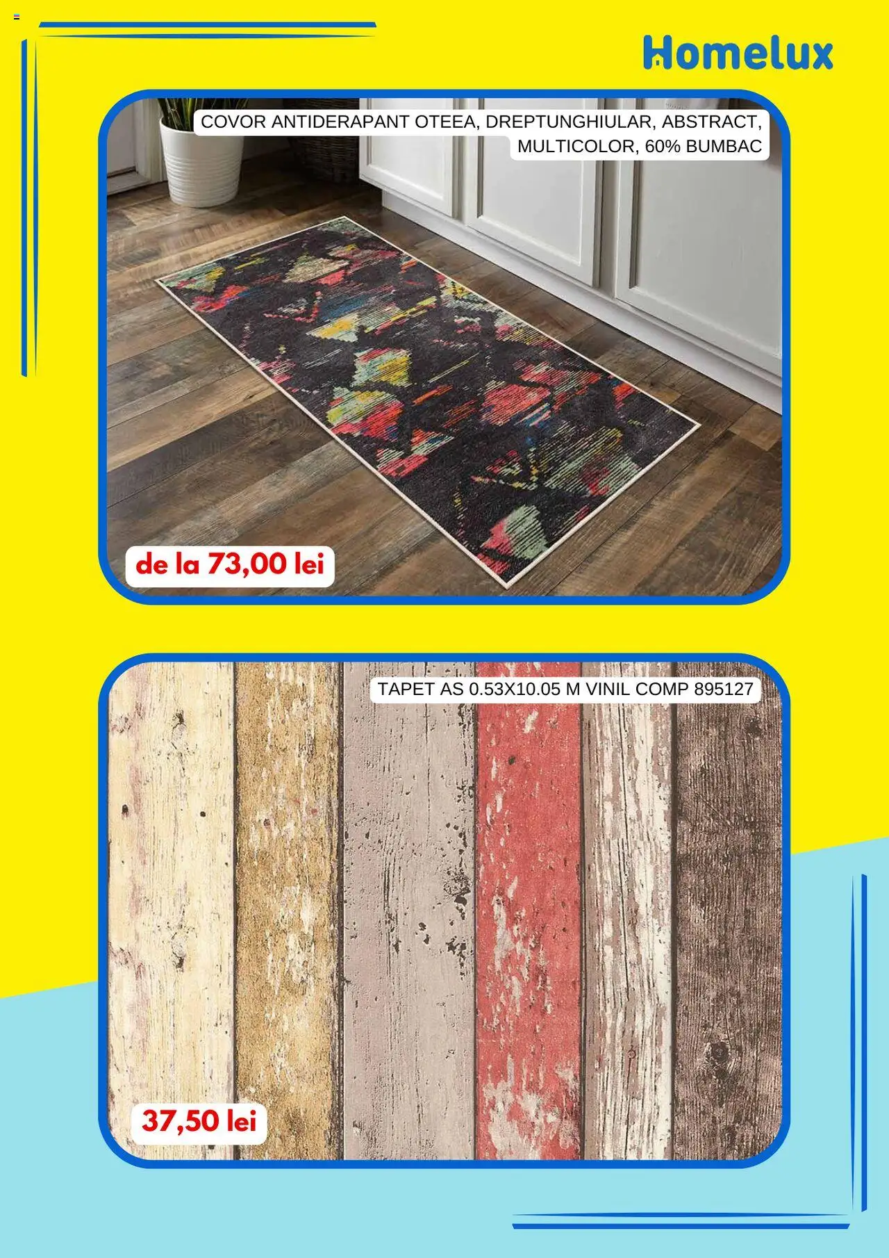 Catalog Homelux – valabil de la 15.08.2025 | Pagină: 3 | Produse: Tapet, Covor