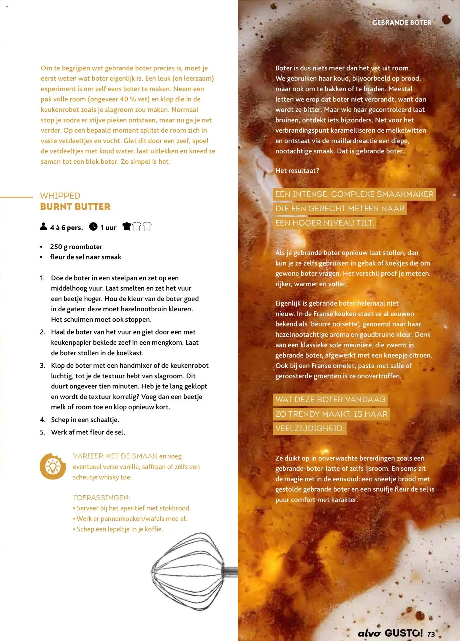 {H1} | Pagina: 73 | Producten: Roomboter, Slagroom, Keukenpapier, Brood