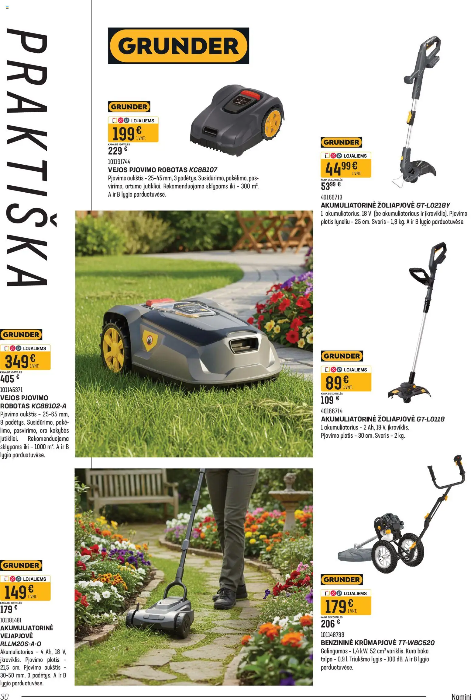 Senukai akcijos nuo 09.03.2026 | Puslapis: 30 | Prekių: Robotas, Akumuliatorius