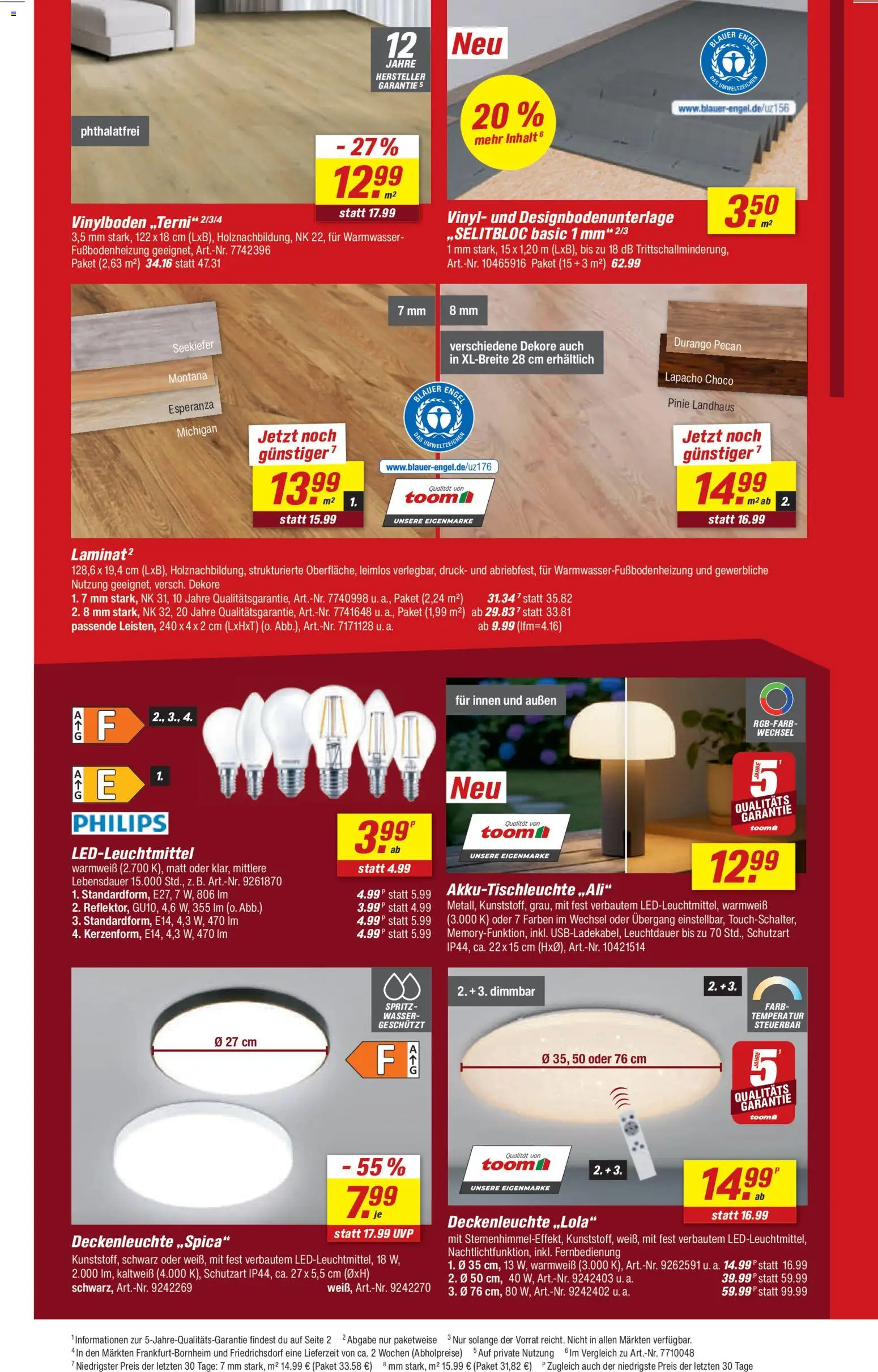 Toom Baumarkt Prospekt 	 – gültig ab 08.11.2025 | Seite: 4 | Produkte: Philips, Wasser