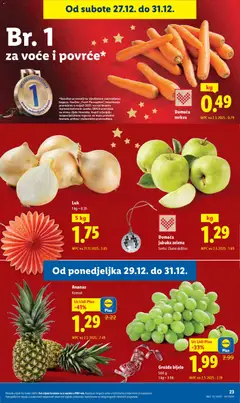 Sretna nova 2026 godina! Lidl - Pregled kataloga iz trgovine Lidl, vrijedi od 27.12.2025 | Stranica: 23