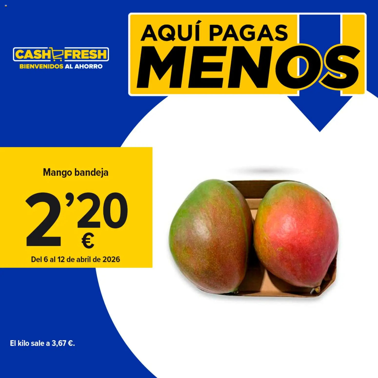 Cash Fresh folleto │ válido desde el 06.04.2026 | Página: 1 | Productos: Ρούτερ, Bandeja