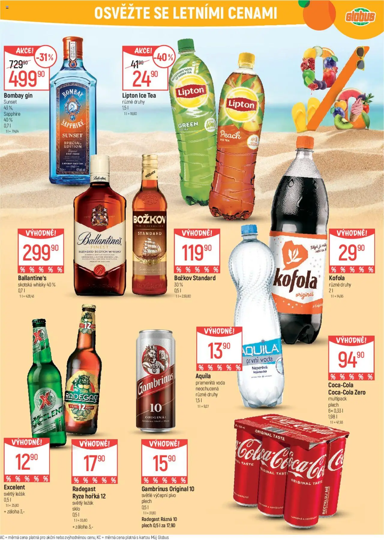 Globus leták od 18.06.2025 | Strana: 17 | Produkty: Plech, Radegast Rázna 10, Pivo plech, Ice tea