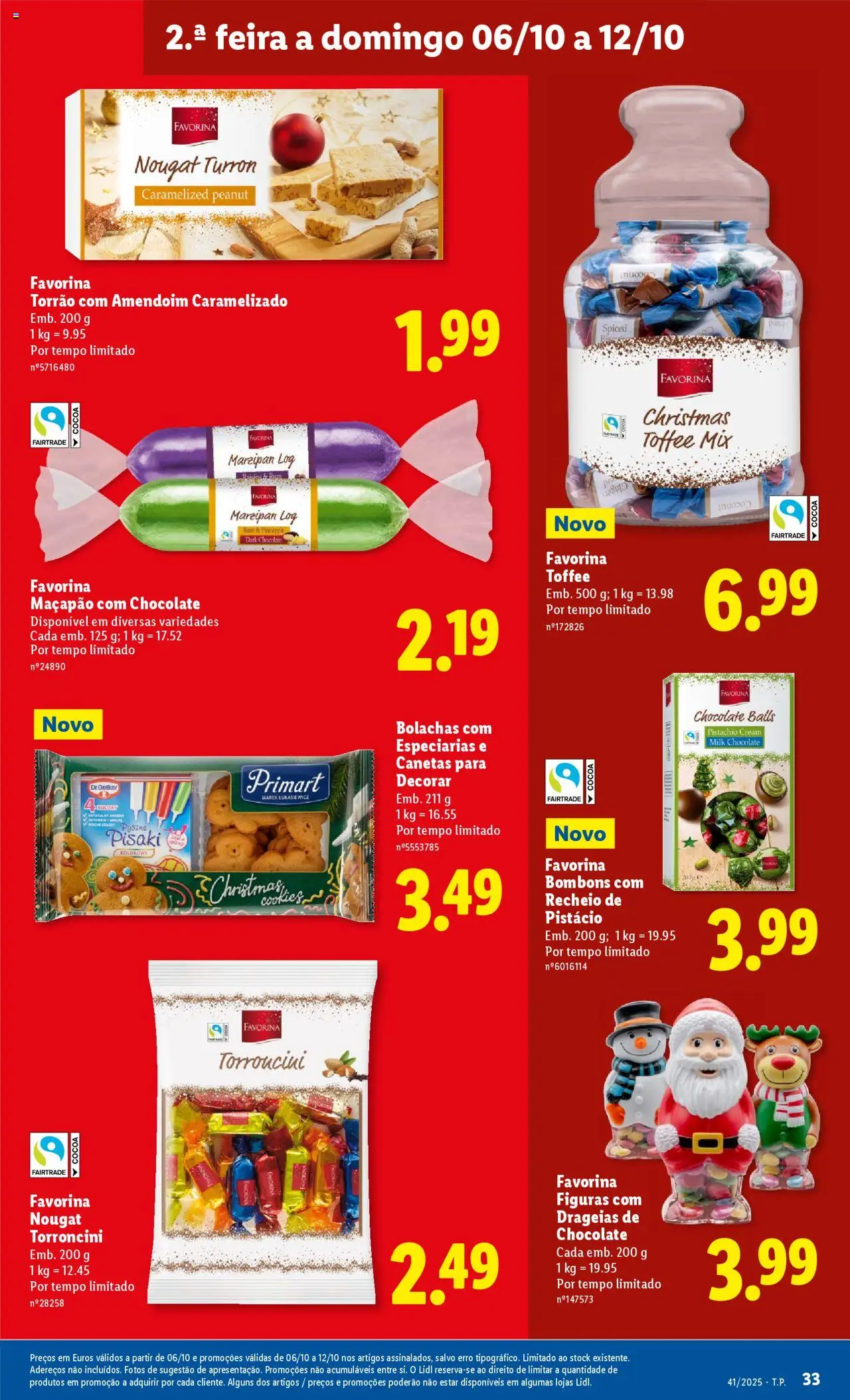 Lidl folheto │ válido de 06.10.2025 | Página: 33 | Produtos: Bolachas, Rum, Chocolate