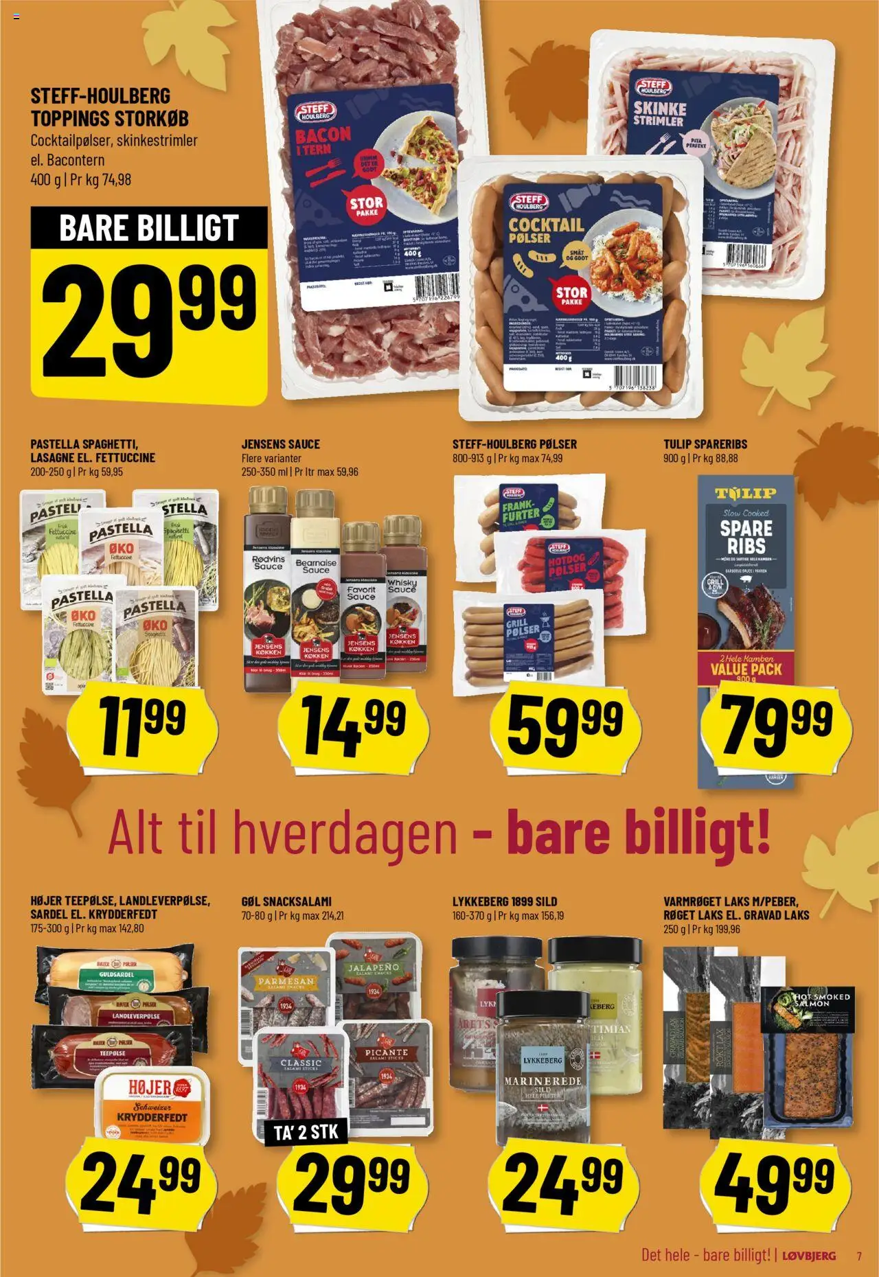 Løvbjerg tilbudsavis – gyldig fra 17.10.2025 | Side: 7 | Produkter: Salami, Ribs, Carpete, Parmesan