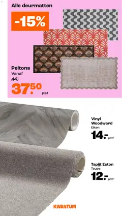 Kwantum - Folder - Voorbeeld van een folder van Kwantum, geldig van 02.12.2025 | Pagina: 22 | Producten: Tapijt
