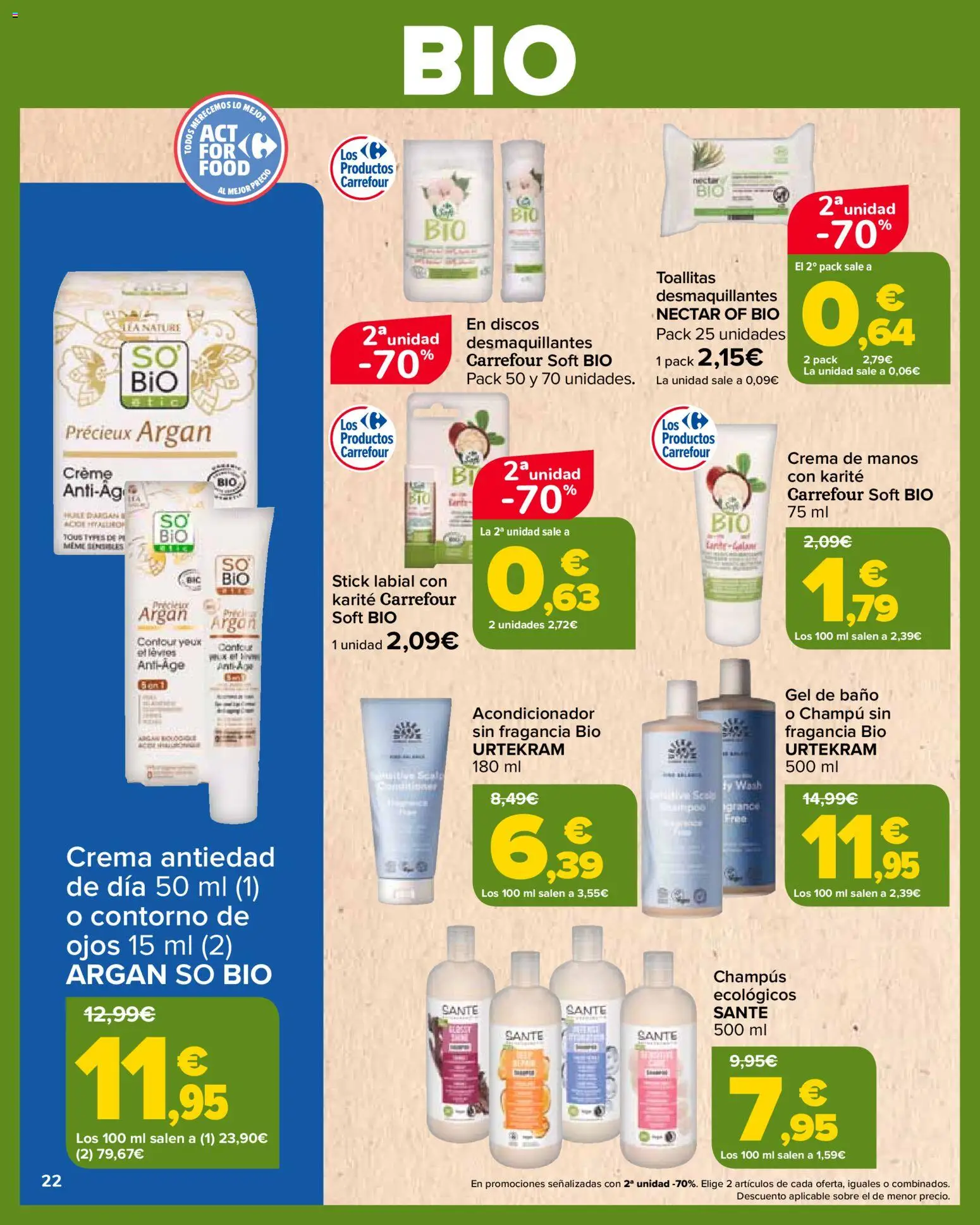 Carrefour folleto │ válido desde el 27.01.2026 | Página: 22 | Productos: Crema de manos, Crema, Néctar, Baño
