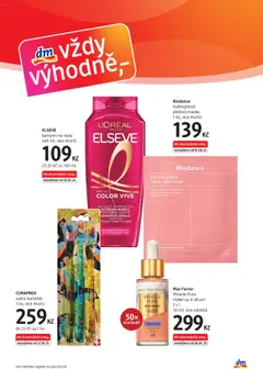 Náhled letáku dm drogerie leták od 09.10.2025 | Strana: 3 | Produkty: Pleťová maska, Curaprox, Barvy, Šampon