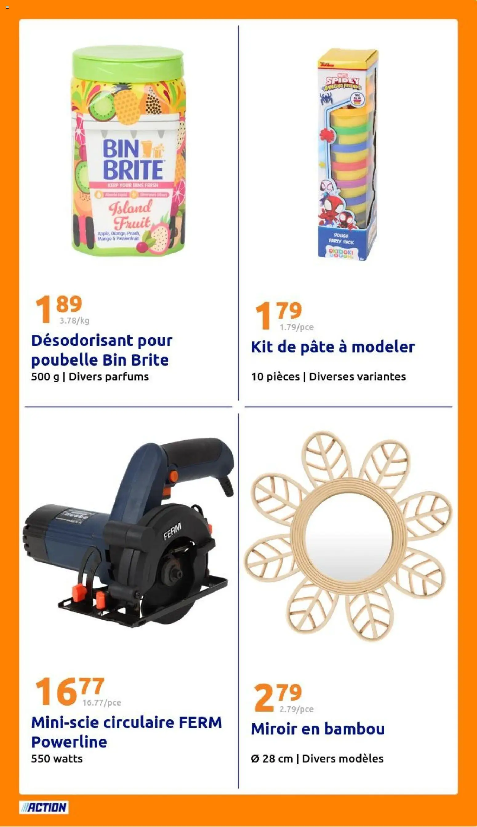 {H1} | Page: 27 | Produits: Poubelle, Désodorisant, Pâte à modeler, Miroir