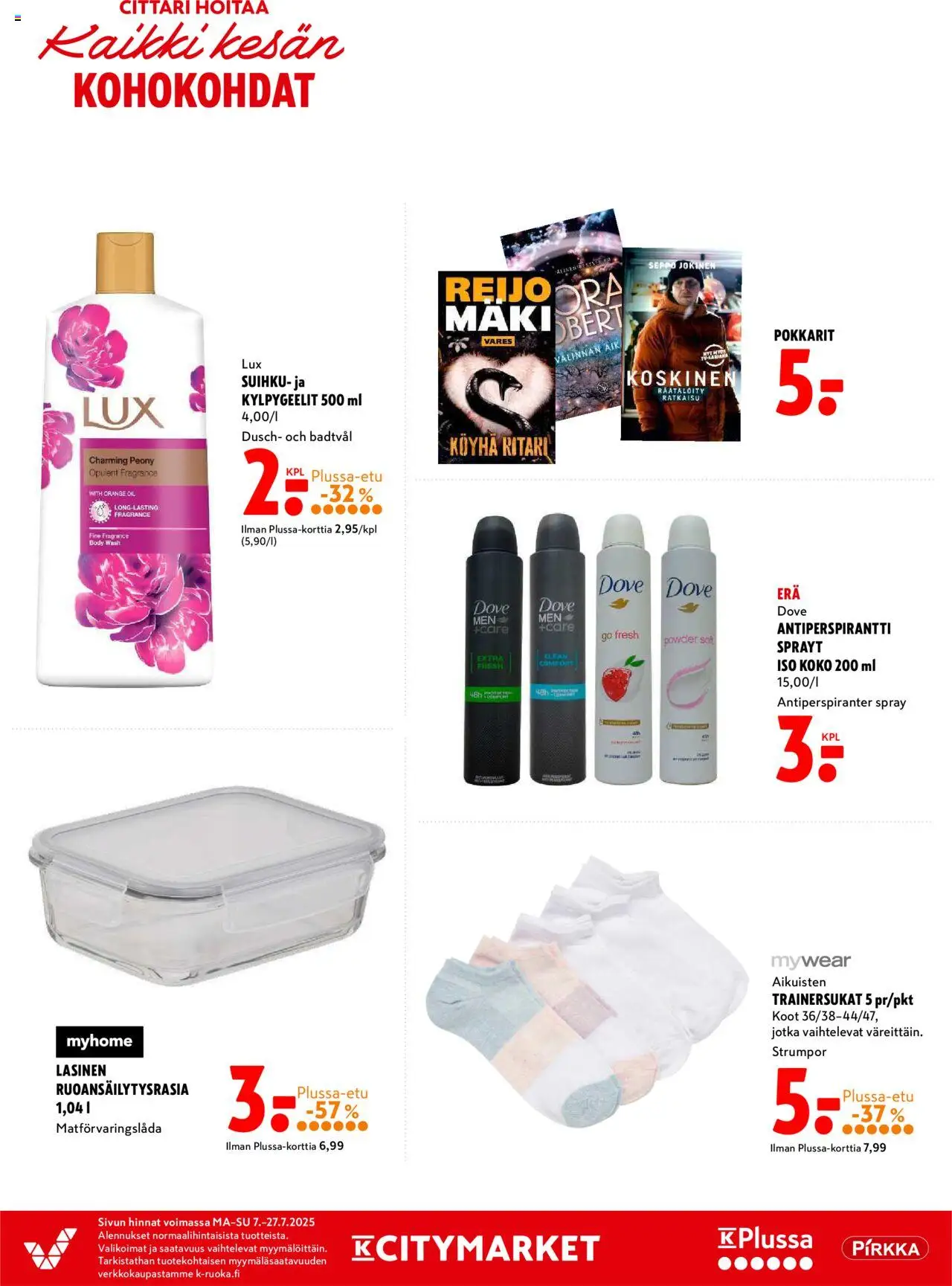  | Sivu: 15 | Tuotteet: Antiperspirantti, Suihku
