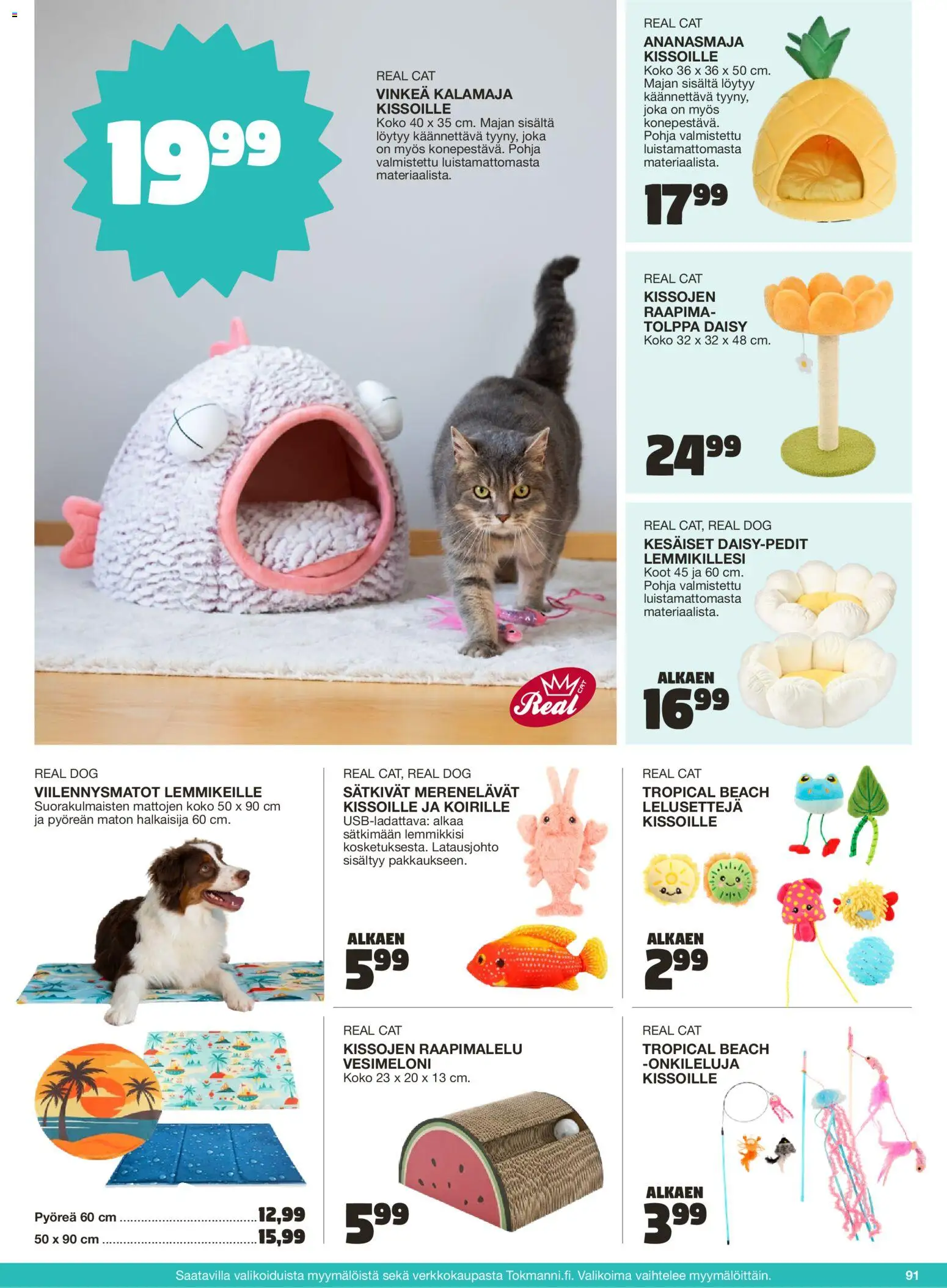 Tokmanni - Kesä 2026 – voimassa 02.04.2026 alkaen | Sivu: 91 | Tuotteet: Vesimeloni